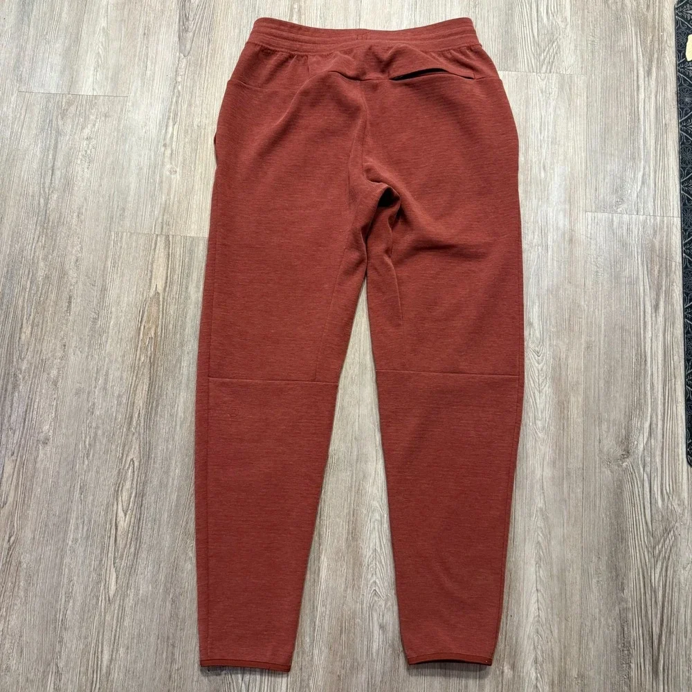 Lululemon Mens Small Gridliner Fleece Jogger Red